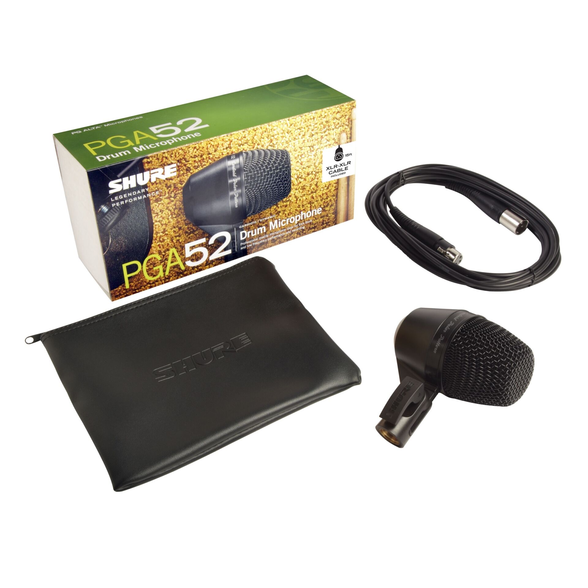 AUDIOIBIZA MICROFONO INSTRUMENTOS SHURE PGA52 XLR 1